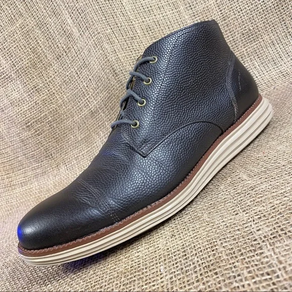 🛑SOLD🛑Cole Haan Boot Chukka Oxford Ankle brown Grand.os casual dress 11.5 M - Picture 2 of 11